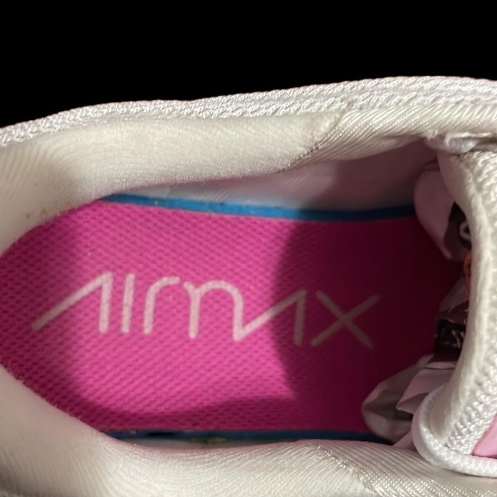 Nike Air Max 720 White Pink Rise Lazer Fuchsia Athletic Shoes Sneaker Size 6.5 - Picture 13 of 16